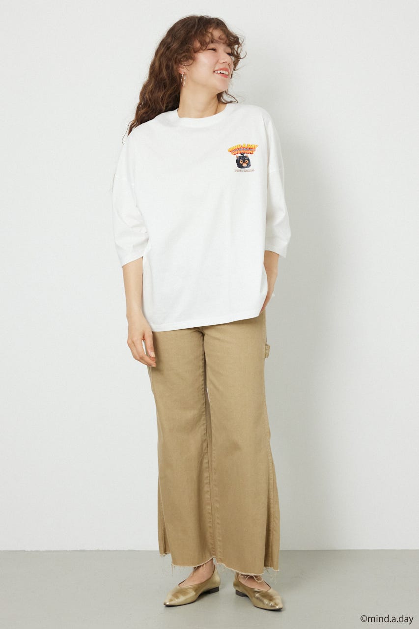 (MIND.A.DAY)SPECIAL FOODS Tシャツ O/WHT FREE