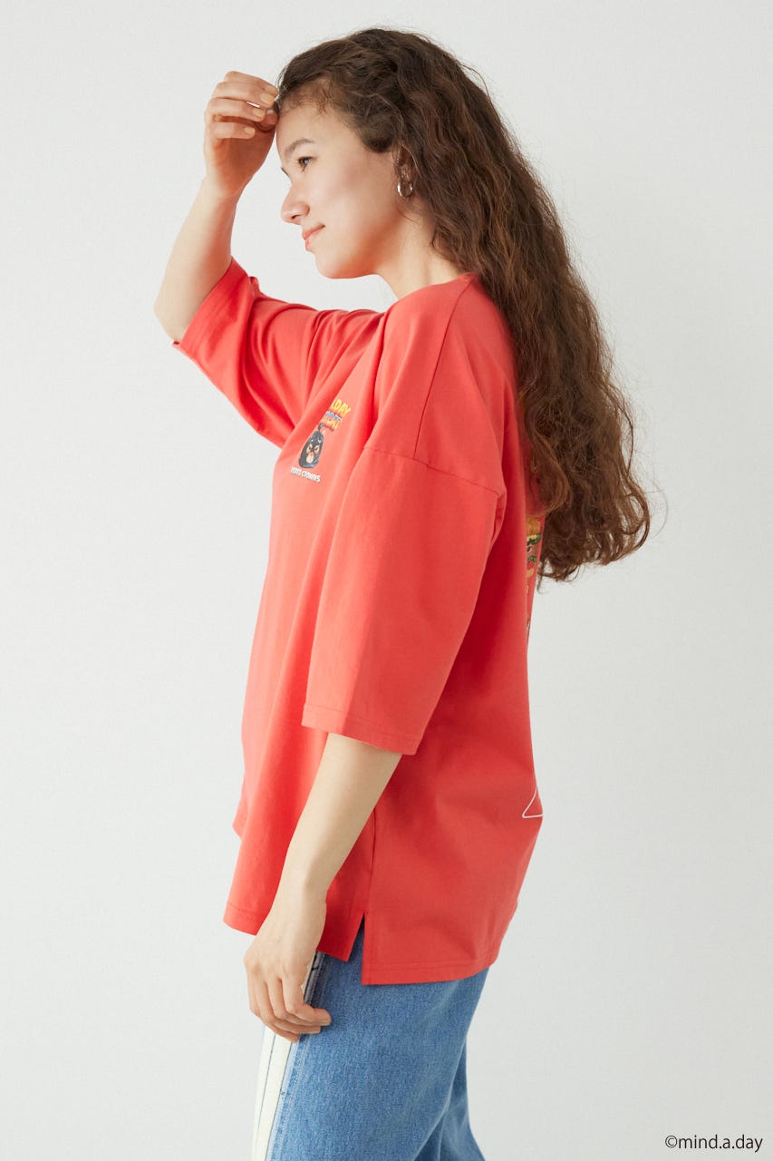 (MIND.A.DAY)SPECIAL FOODS Tシャツ RED FREE