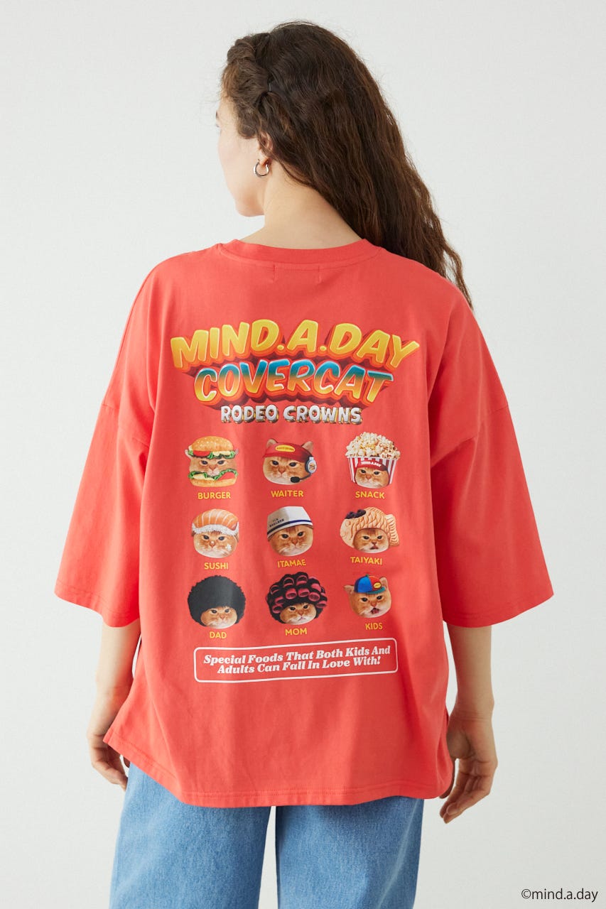 (MIND.A.DAY)SPECIAL FOODS Tシャツ RED FREE