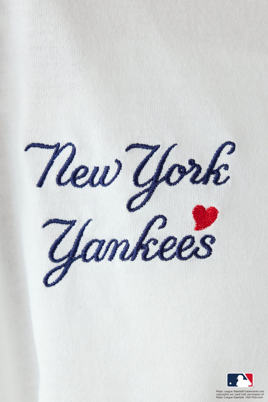 (MLB)オフショルラグラントップス 柄NVY FREE