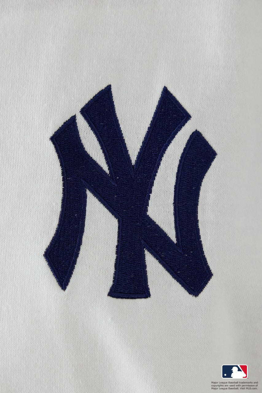 (MLB)オフショルラグラントップス 柄NVY FREE