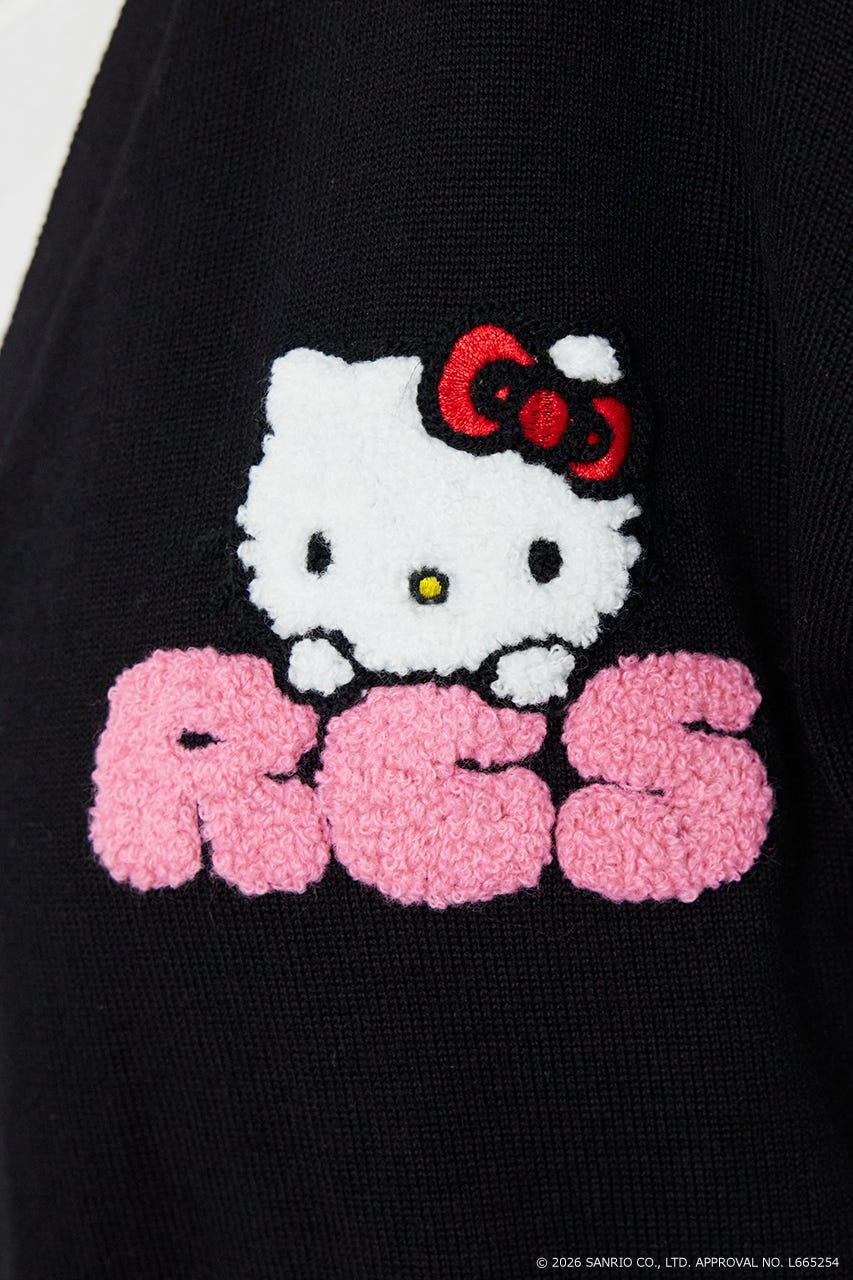 (サンリオキャラクターズ)シナモロールカーディガン BLK FREE
