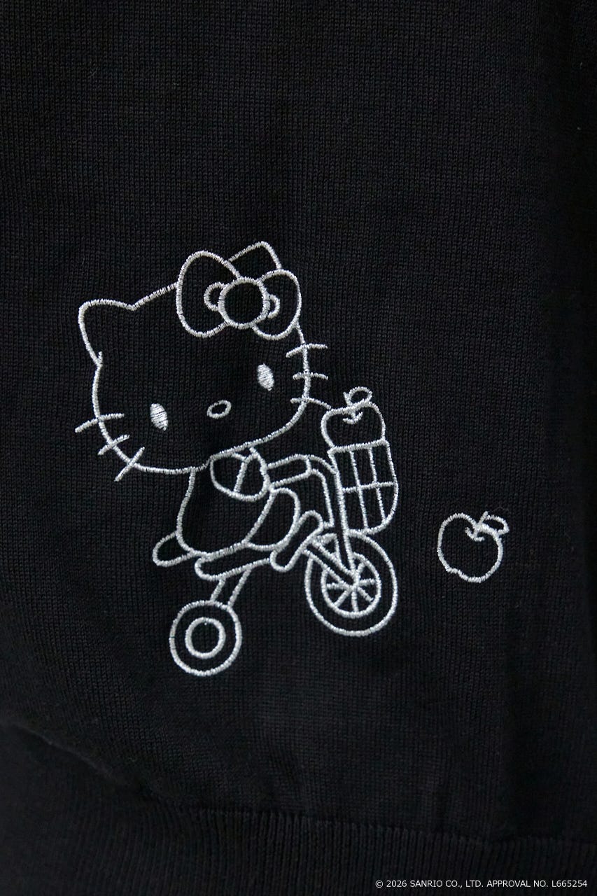 (サンリオキャラクターズ)シナモロールカーディガン BLK FREE