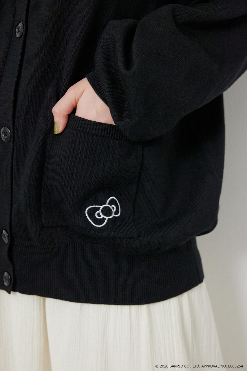 (サンリオキャラクターズ)シナモロールカーディガン BLK FREE