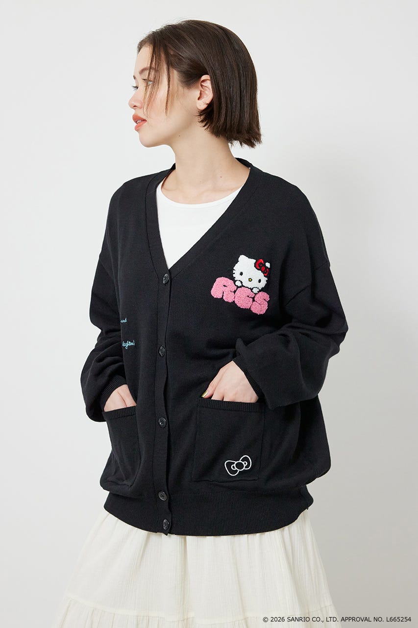 (サンリオキャラクターズ)シナモロールカーディガン BLK FREE