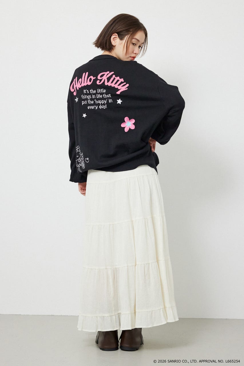 (サンリオキャラクターズ)シナモロールカーディガン BLK FREE