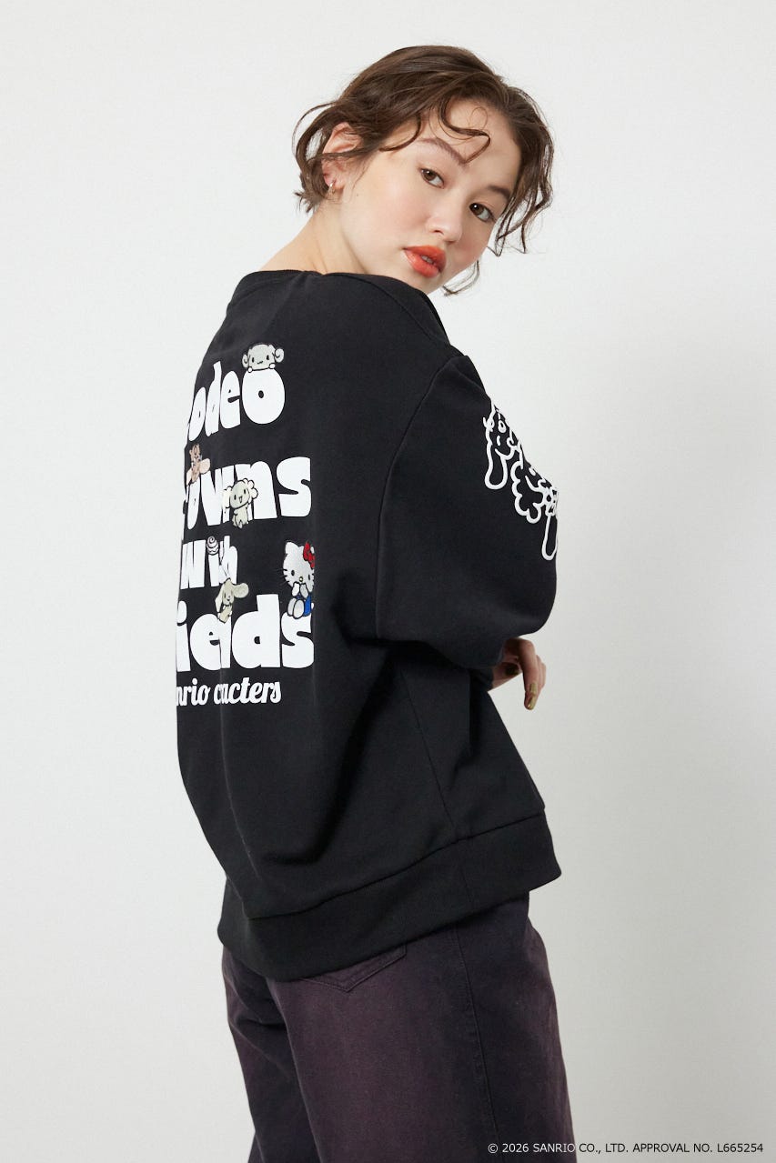 (サンリオキャラクターズ)スウェットトップス BLK FREE