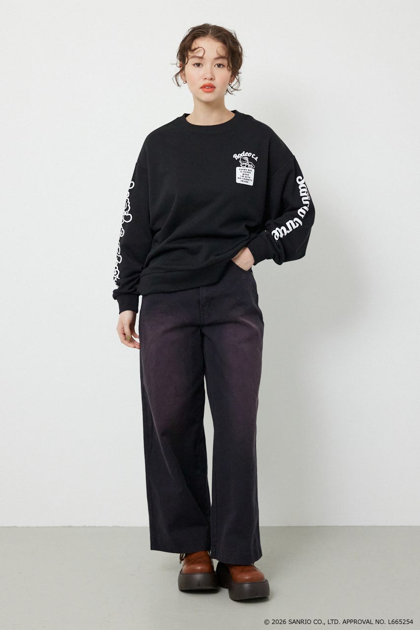 (サンリオキャラクターズ)スウェットトップス BLK FREE