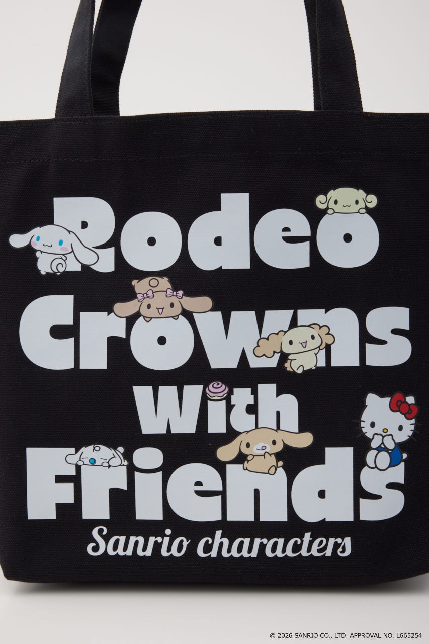 (サンリオキャラクターズ)トートバッグ BLK FREE