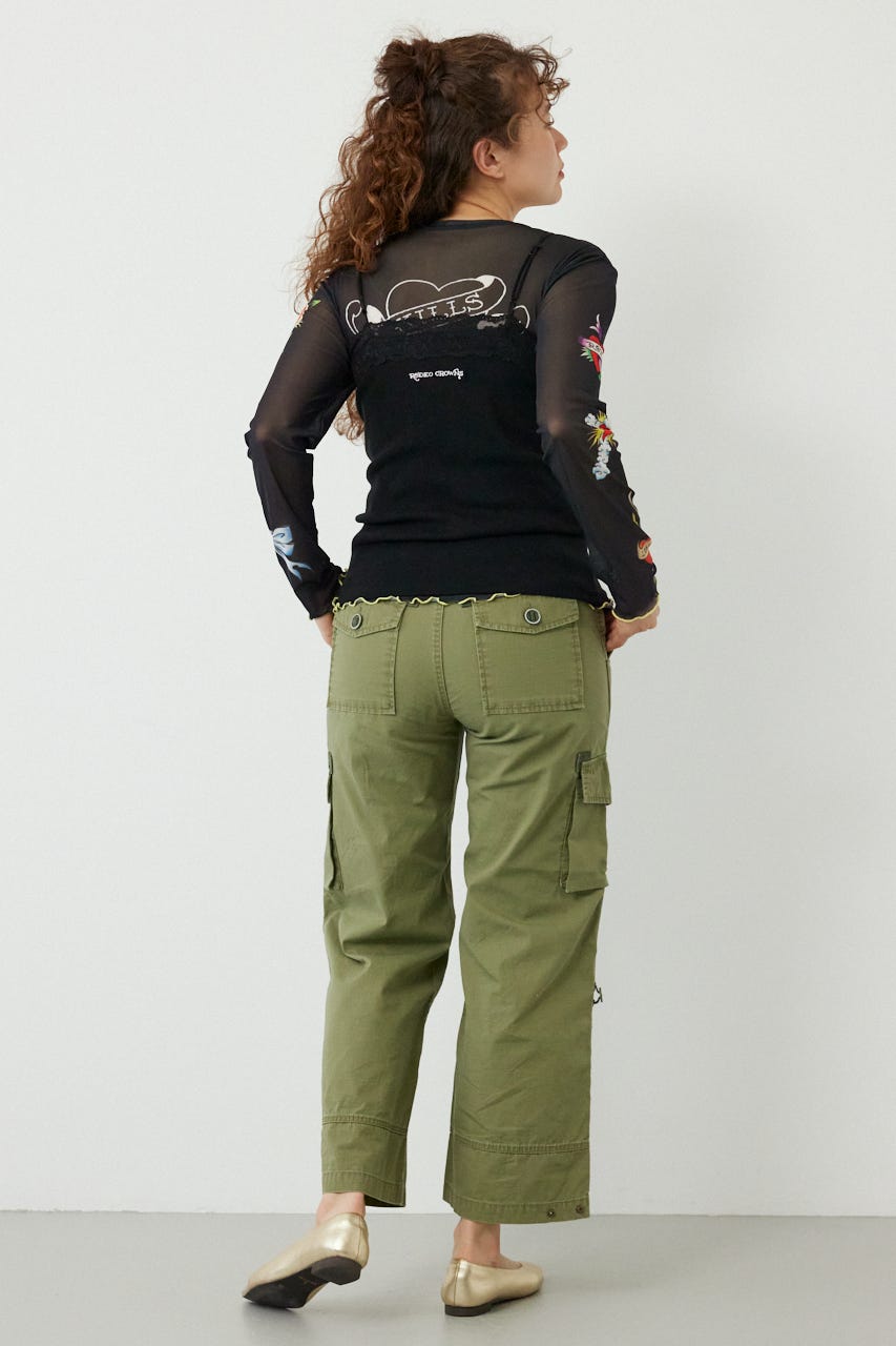 (Ed Hardy)レースキャミソール BLK FREE