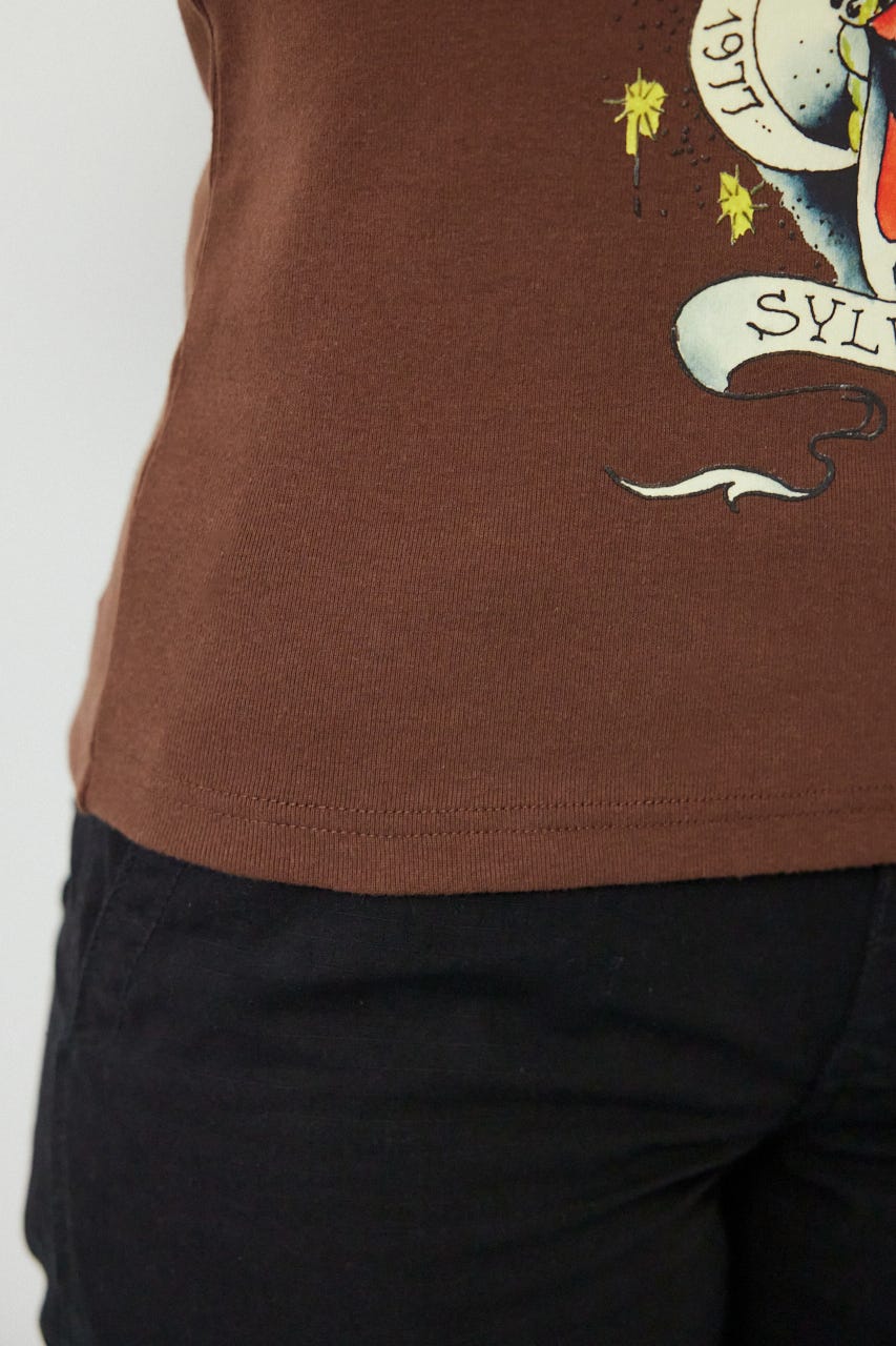 (Ed Hardy)レースキャミソール BRN FREE