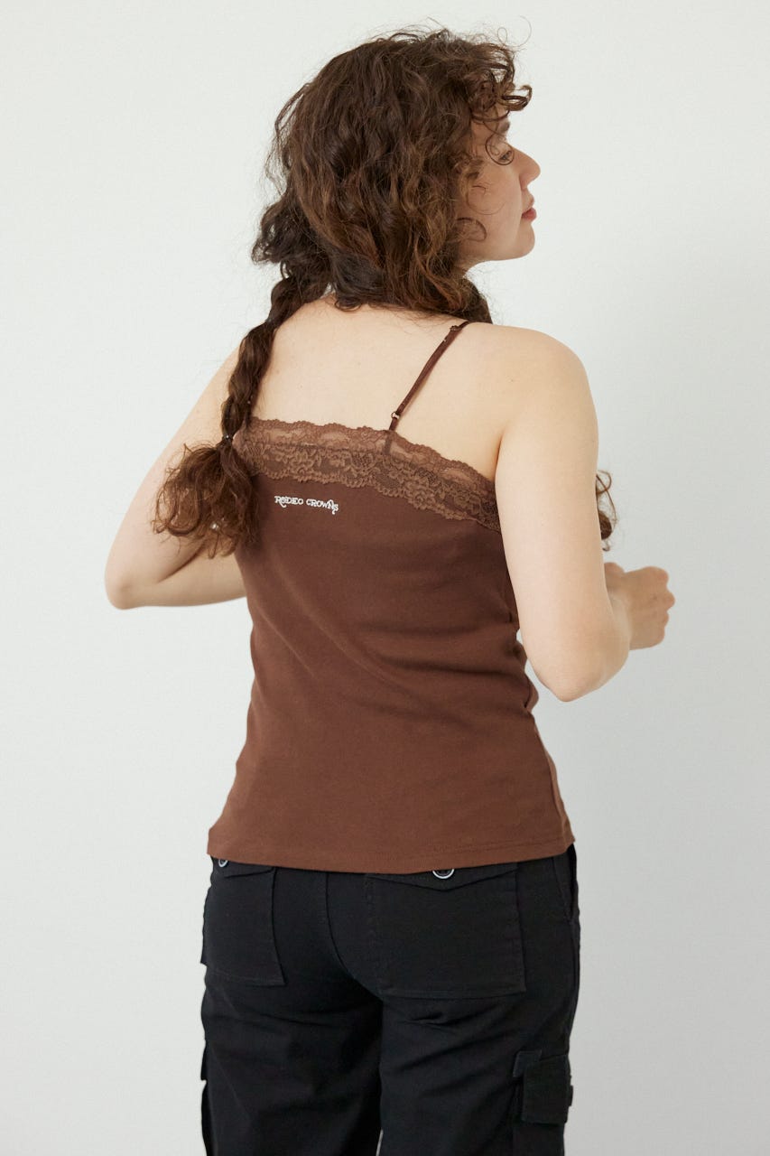 (Ed Hardy)レースキャミソール BRN FREE