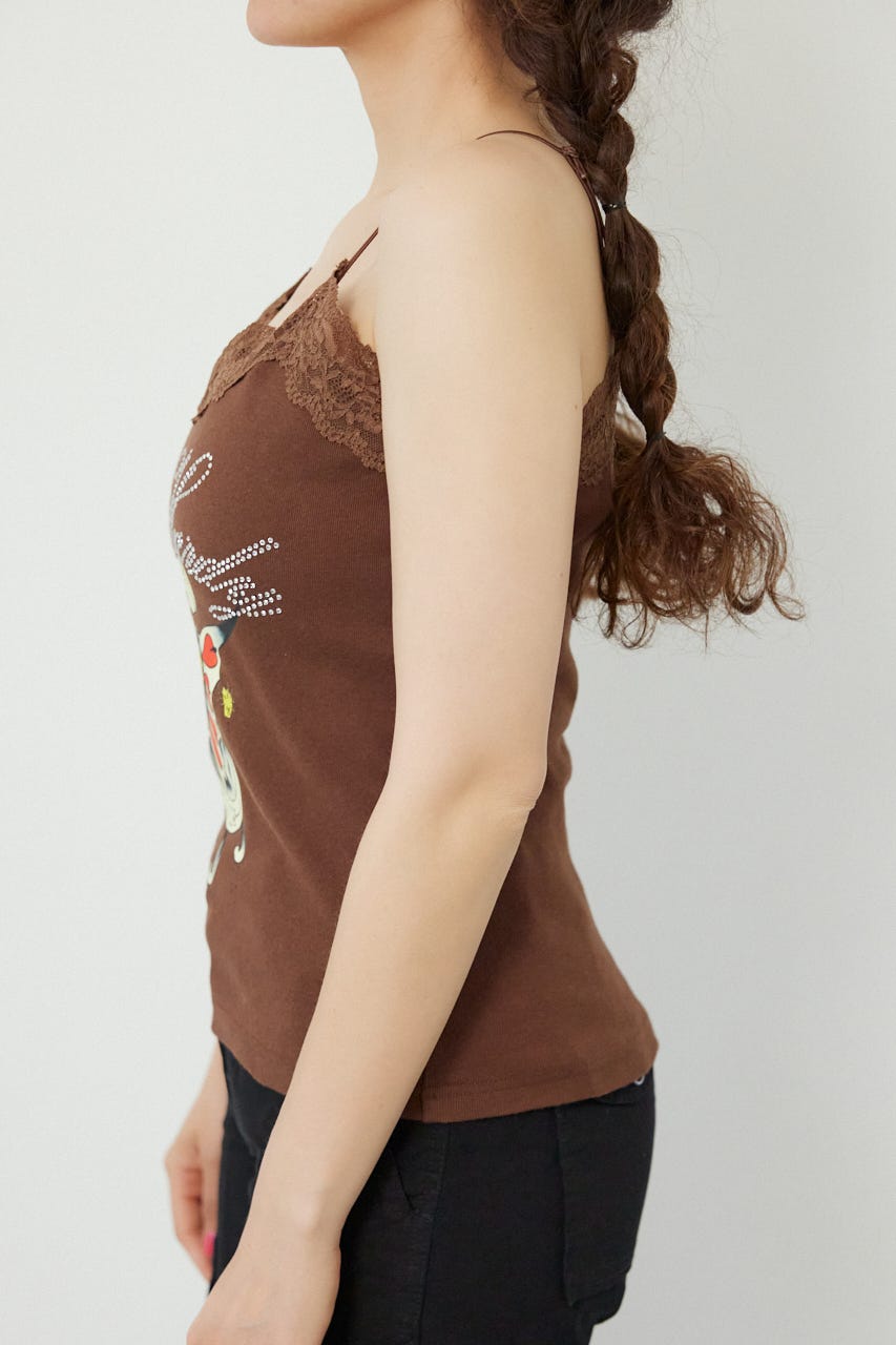 (Ed Hardy)レースキャミソール BRN FREE