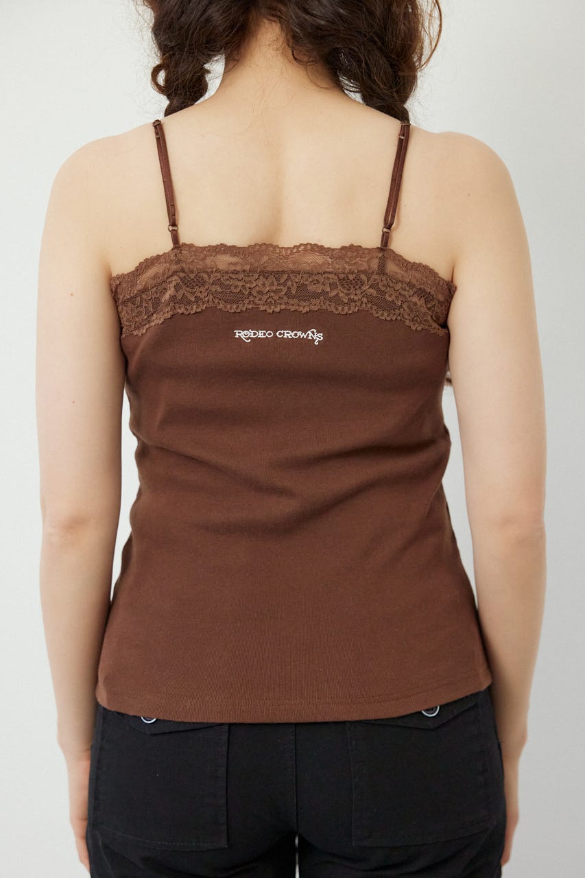 (Ed Hardy)レースキャミソール BRN FREE