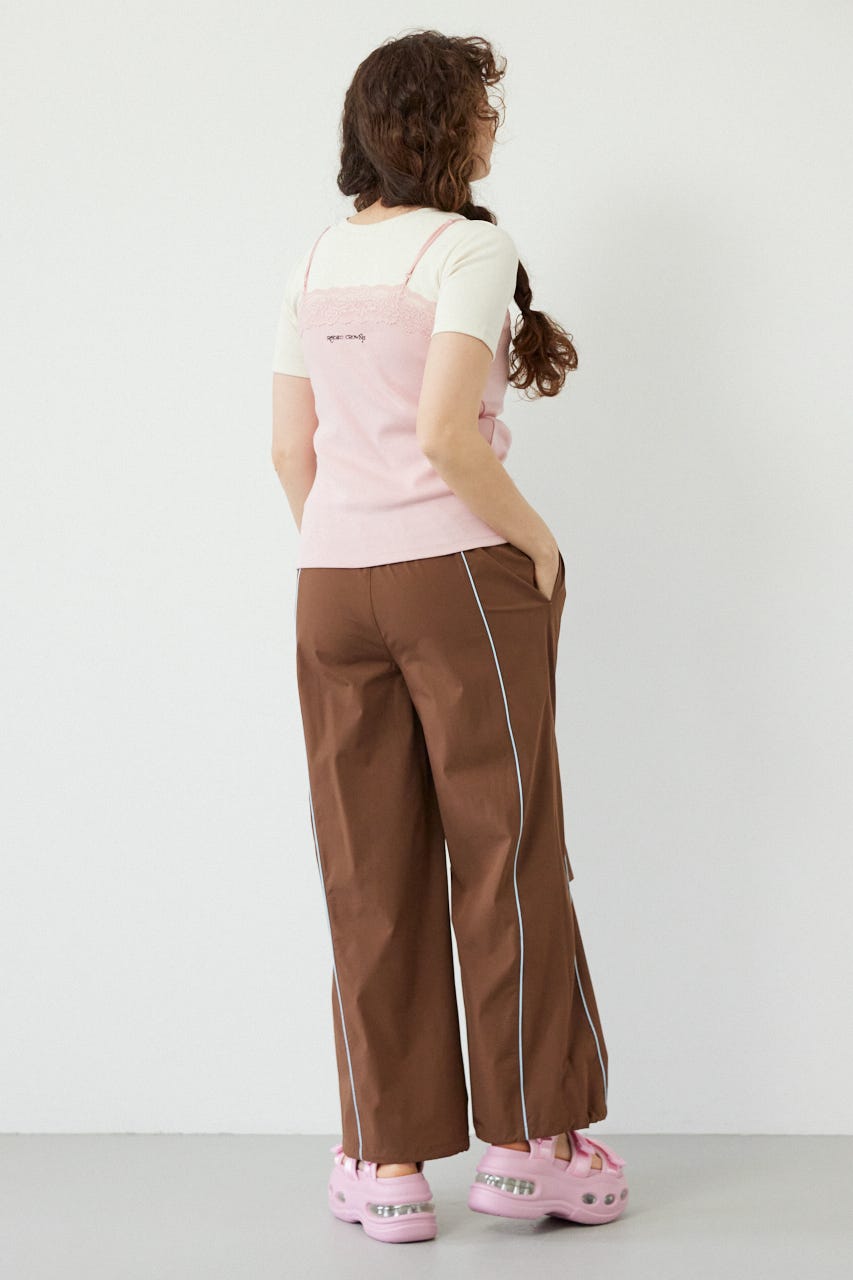 (Ed Hardy)レースキャミソール L/PNK FREE