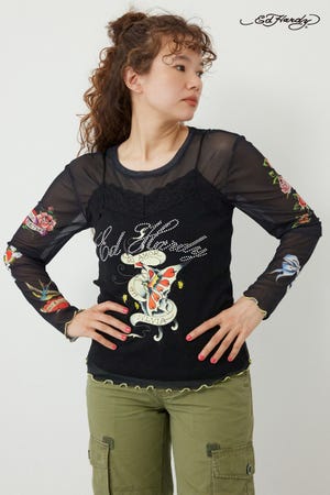 (Ed Hardy)レースキャミソール