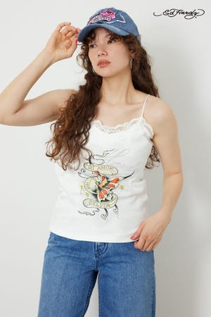 (Ed Hardy)レースキャミソール