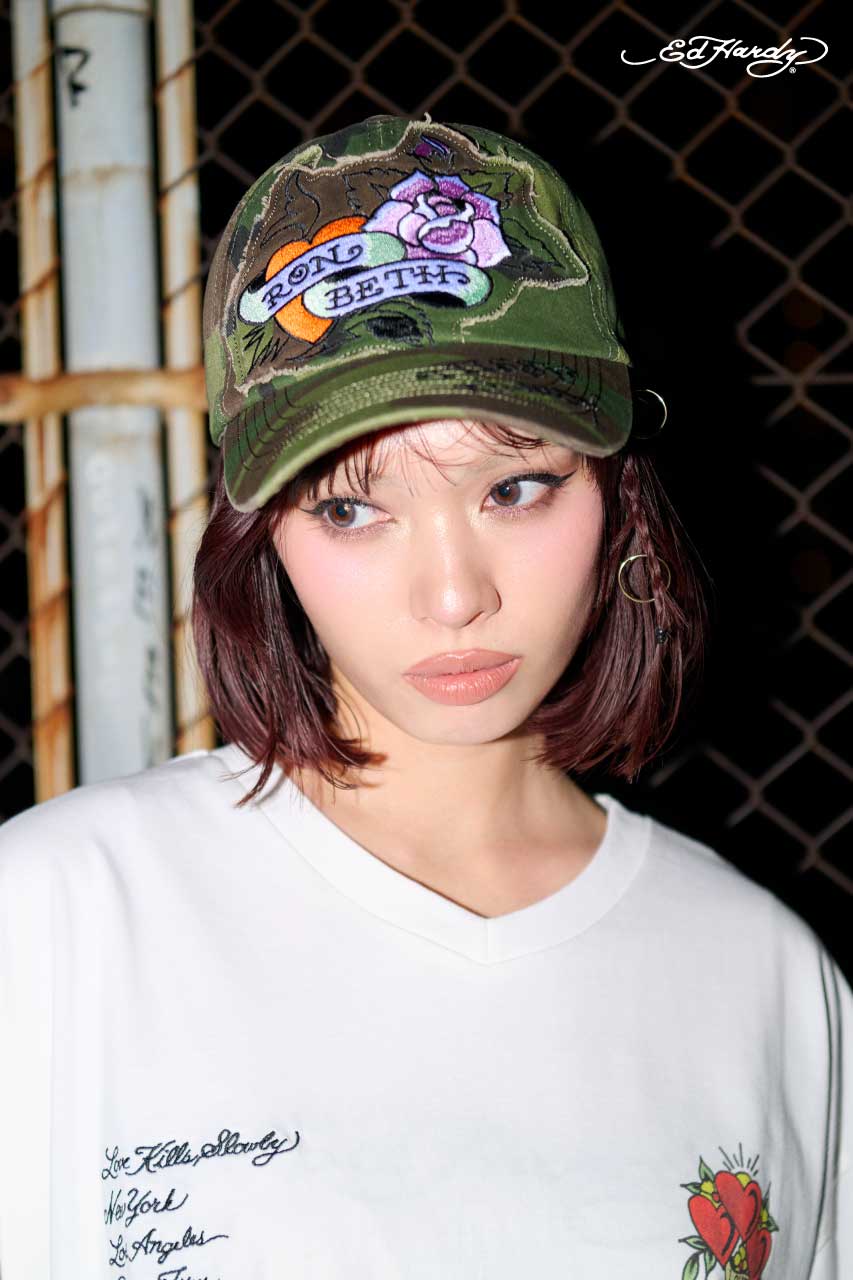 (Ed Hardy)キャップ 迷彩 FREE