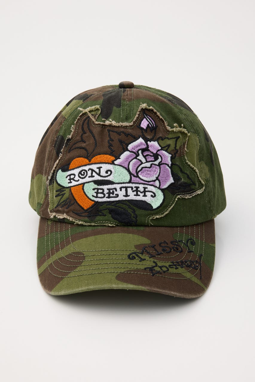 (Ed Hardy)キャップ 迷彩 FREE