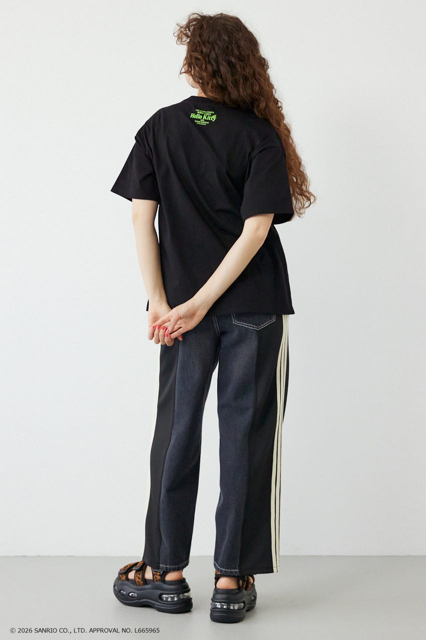 (HELLO KITTY) Face Tシャツ BLK S