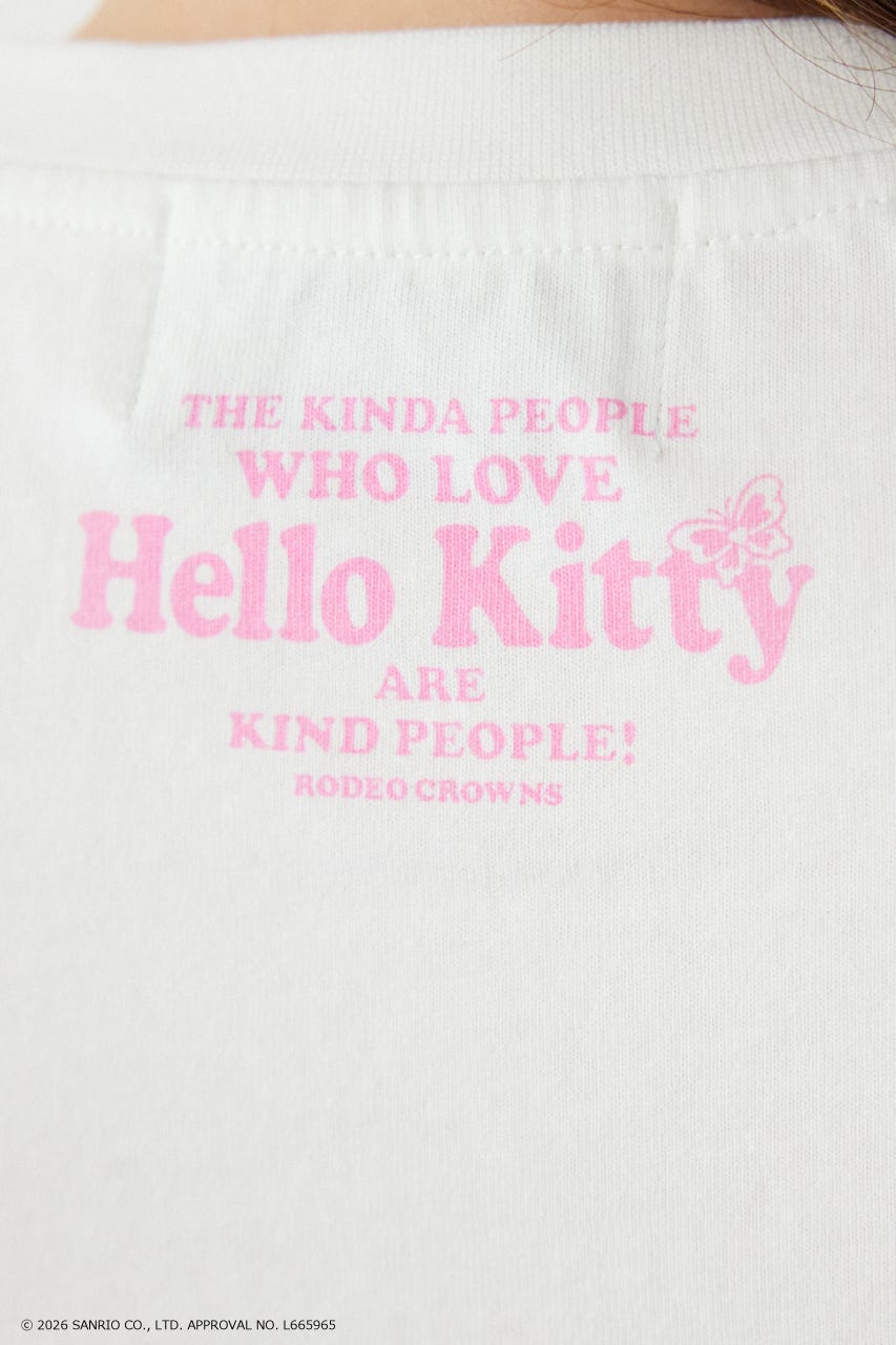 (HELLO KITTY) Face Tシャツ O/WHT M