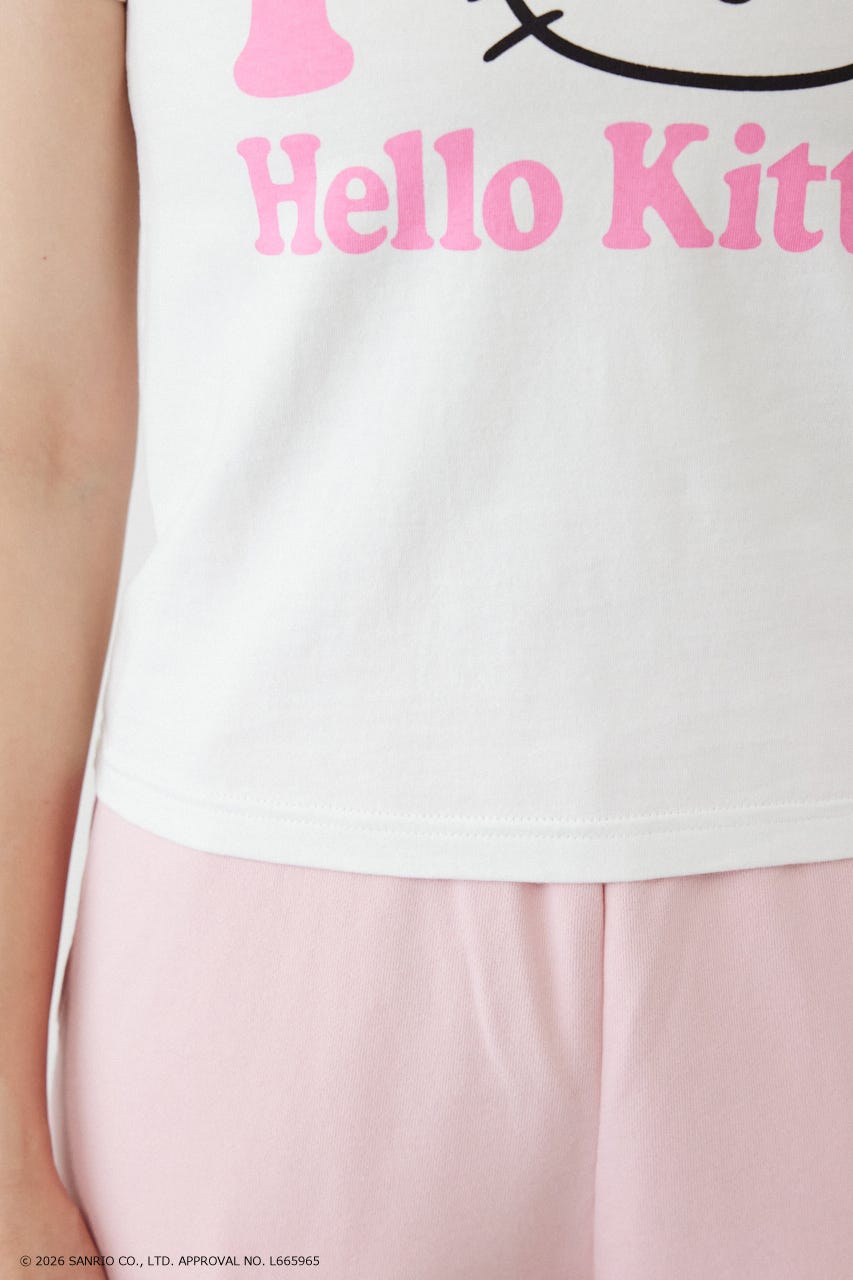 (HELLO KITTY) Face Tシャツ O/WHT M