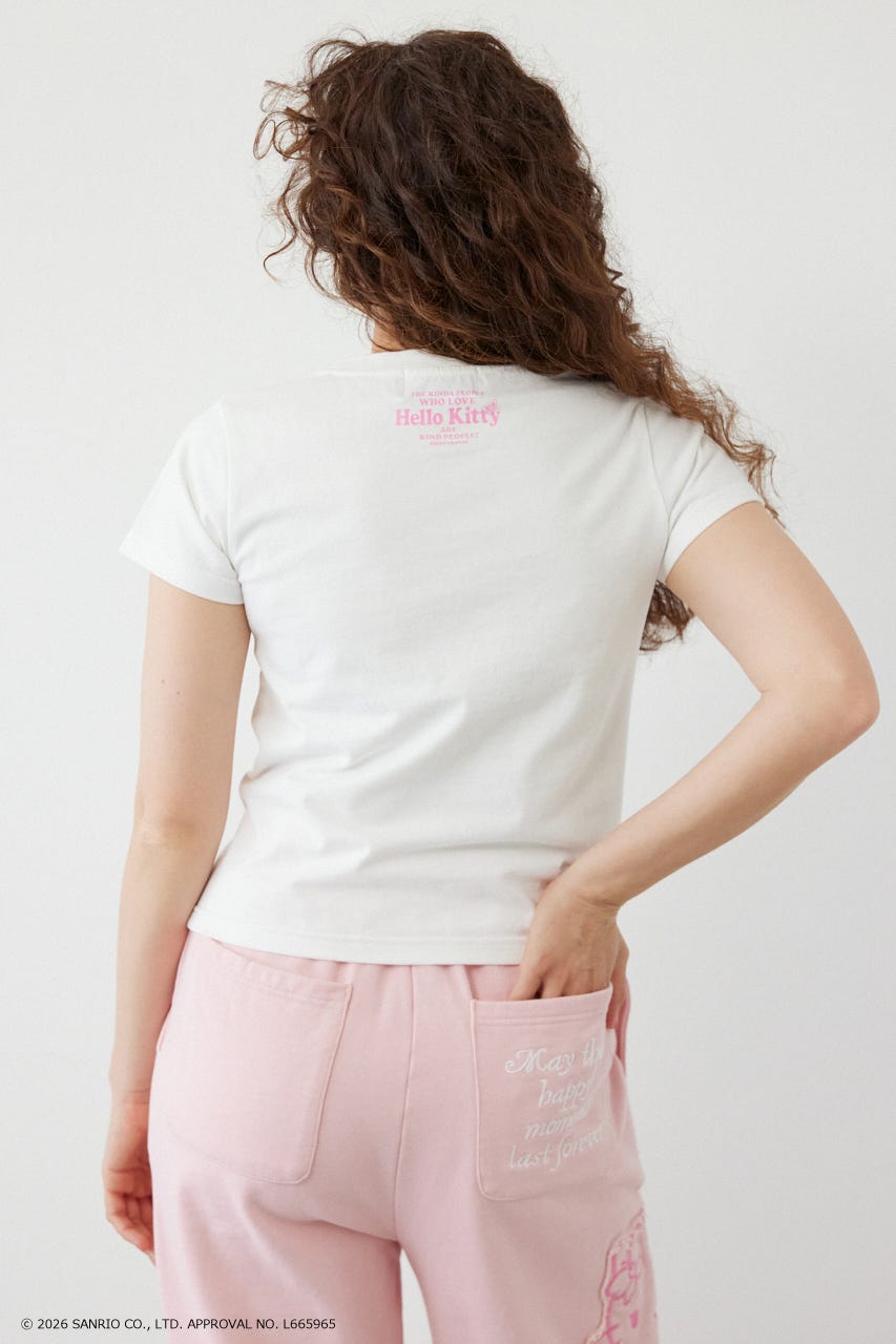 (HELLO KITTY) Face Tシャツ O/WHT M