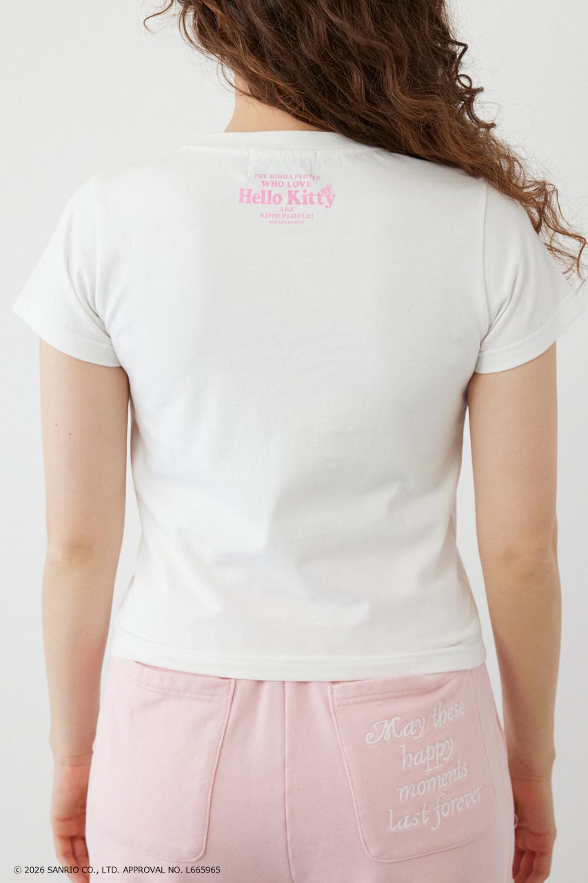 (HELLO KITTY) Face Tシャツ O/WHT M