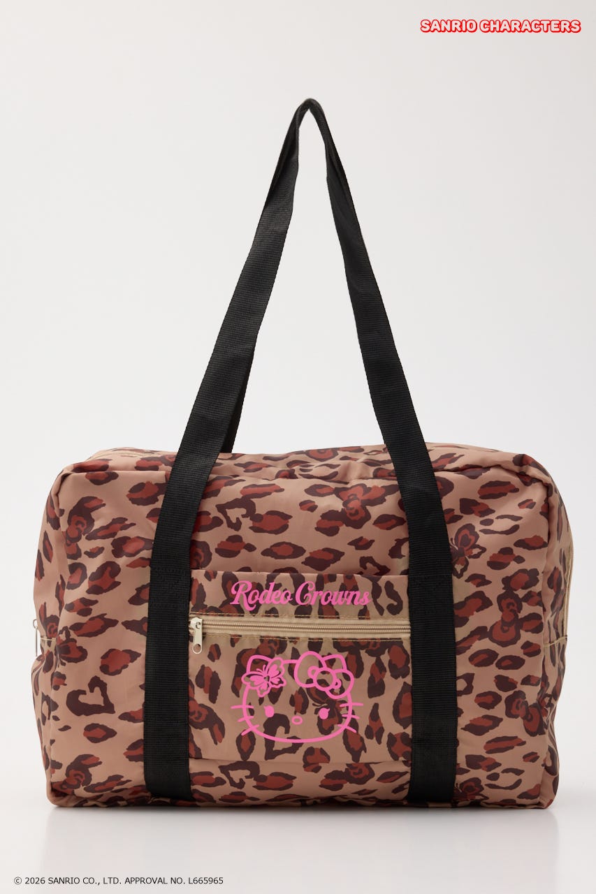 (HELLO KITTY)トラベルバッグ 柄BRN FREE