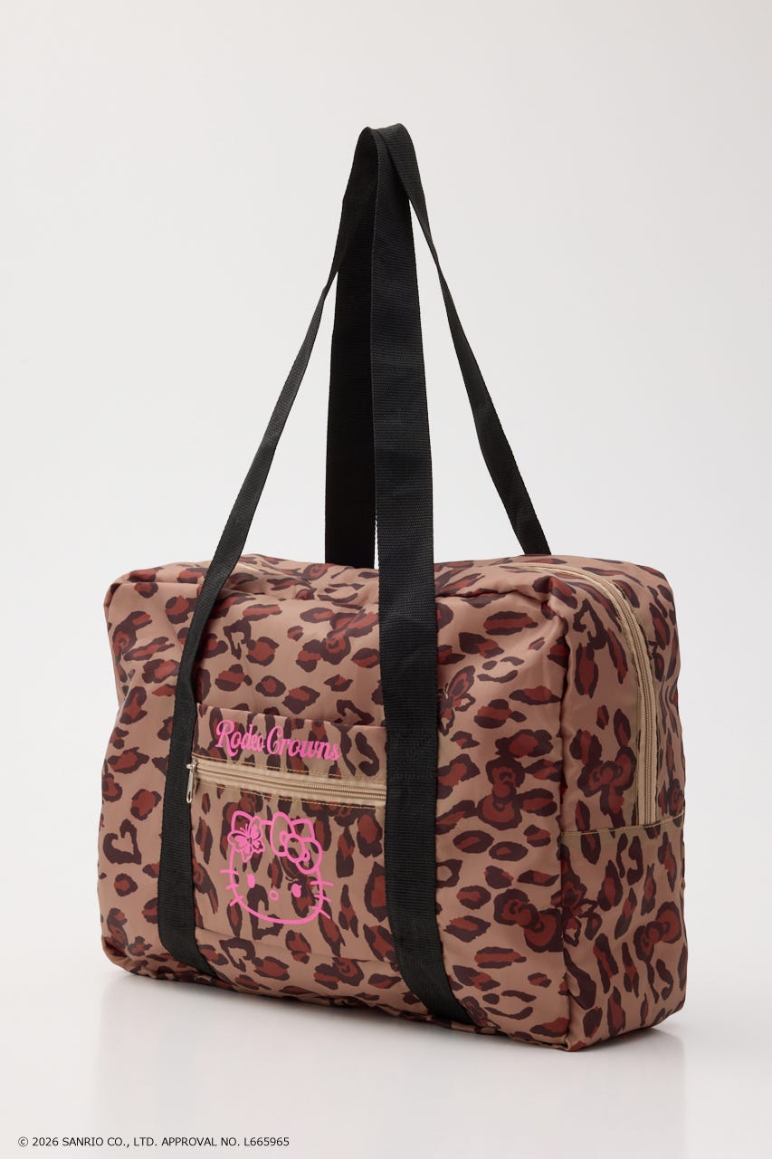 (HELLO KITTY)トラベルバッグ 柄BRN FREE