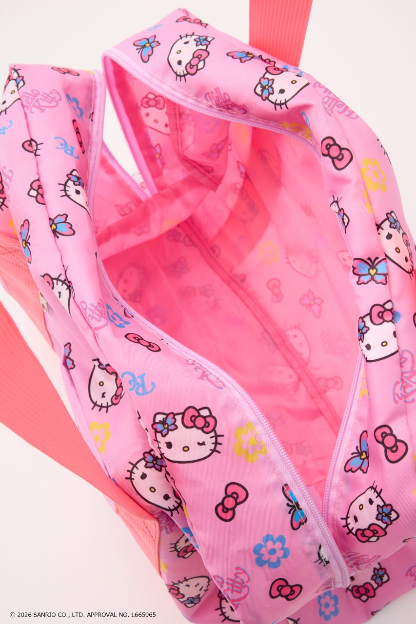 (HELLO KITTY)トラベルバッグ 柄PNK FREE