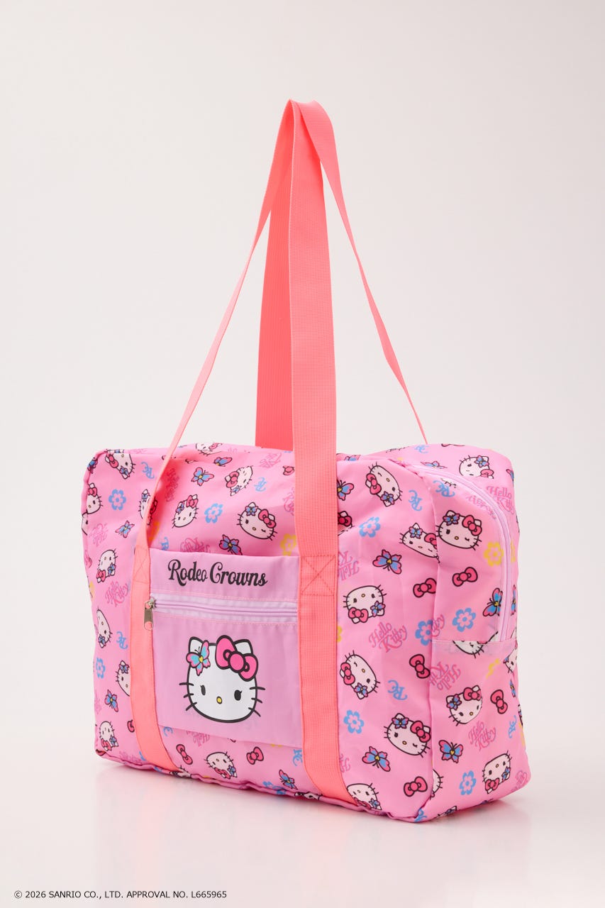 (HELLO KITTY)トラベルバッグ 柄PNK FREE
