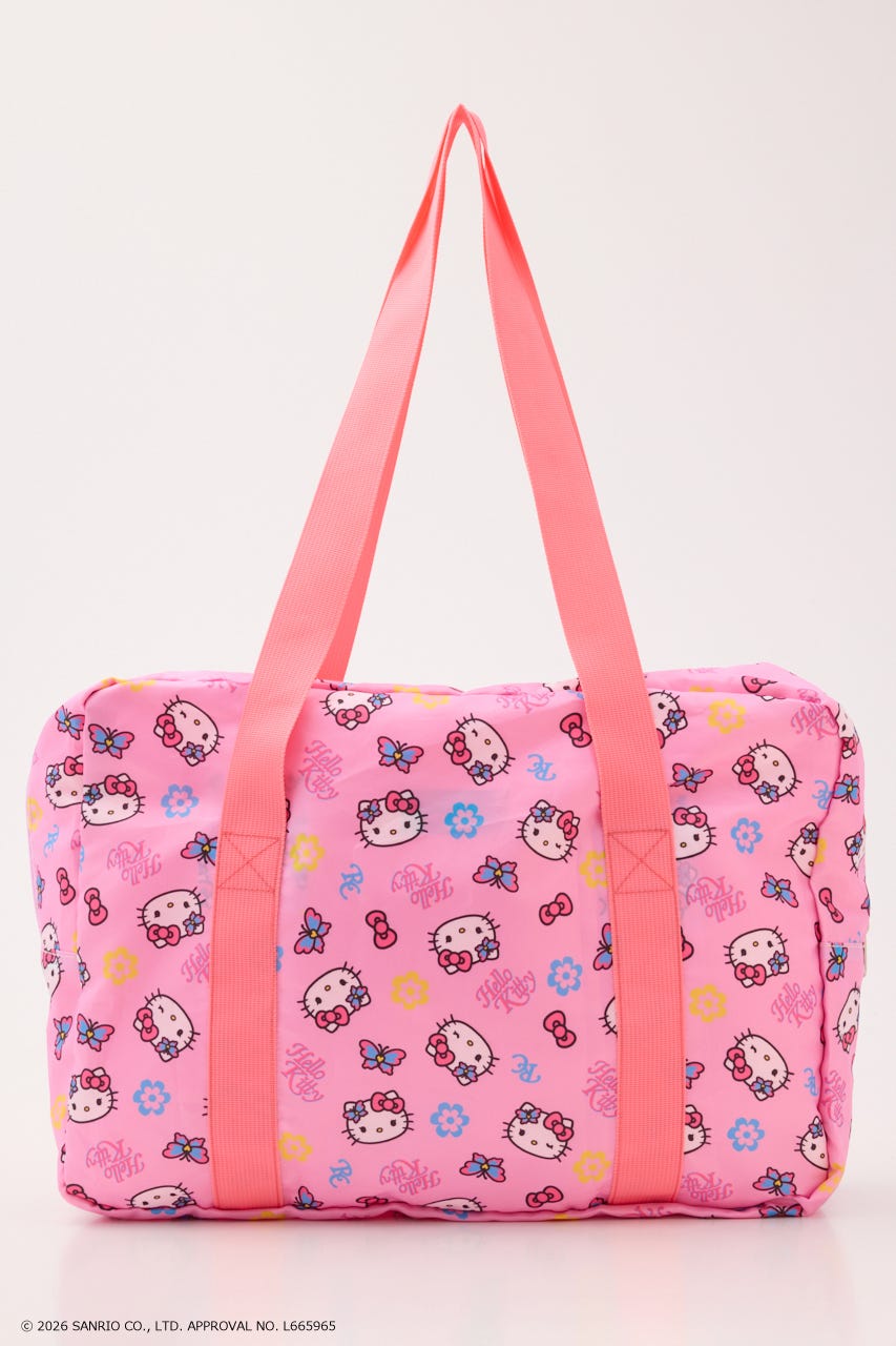 (HELLO KITTY)トラベルバッグ 柄PNK FREE