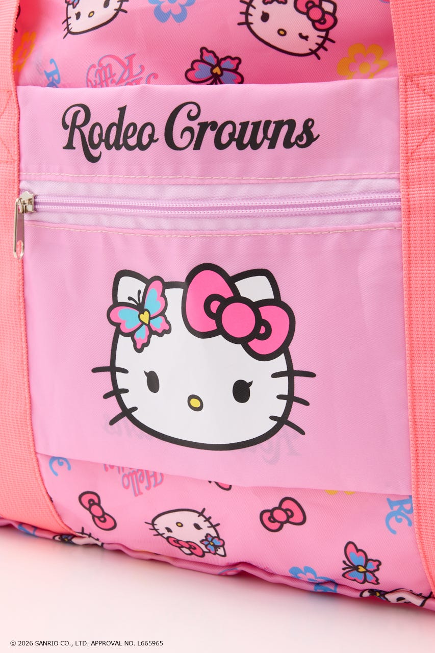 (HELLO KITTY)トラベルバッグ 柄PNK FREE