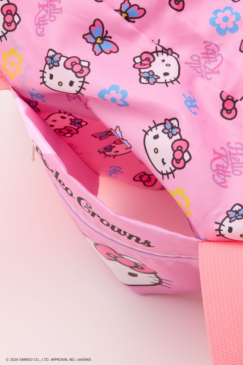 (HELLO KITTY)トラベルバッグ 柄PNK FREE