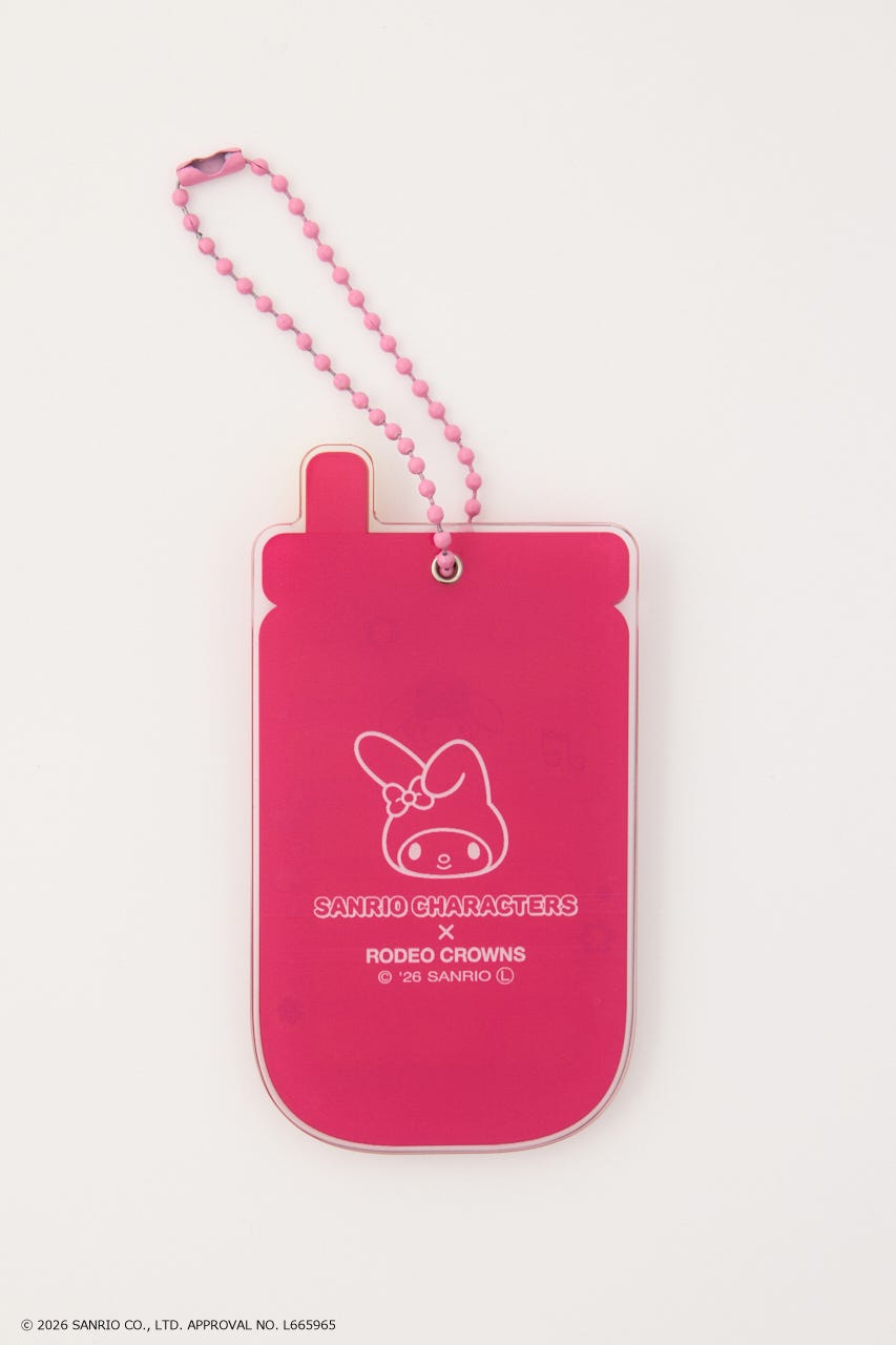 (サンリオキャラクターズ) ガラケーミラーチャーム 柄PNK FREE
