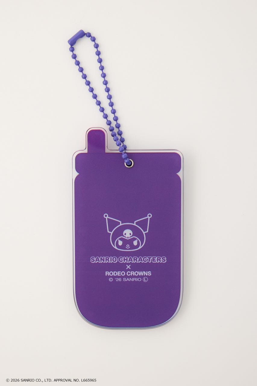 (サンリオキャラクターズ) ガラケーミラーチャーム 柄PUR FREE