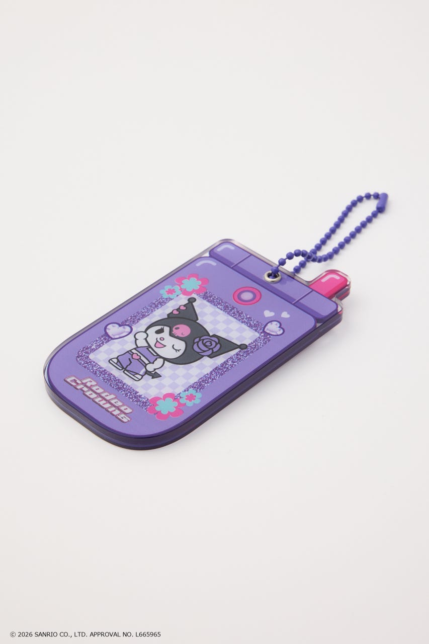 (サンリオキャラクターズ) ガラケーミラーチャーム 柄PUR FREE