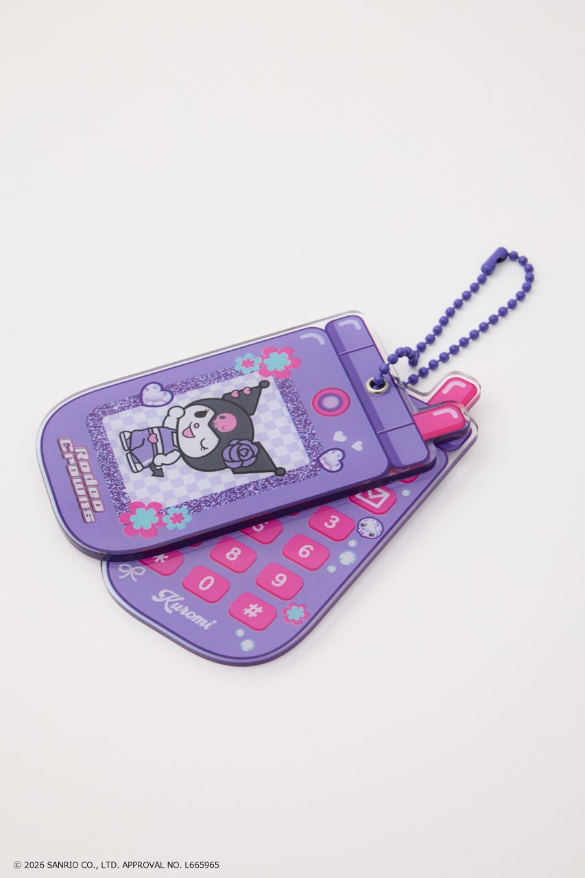 (サンリオキャラクターズ) ガラケーミラーチャーム 柄PUR FREE