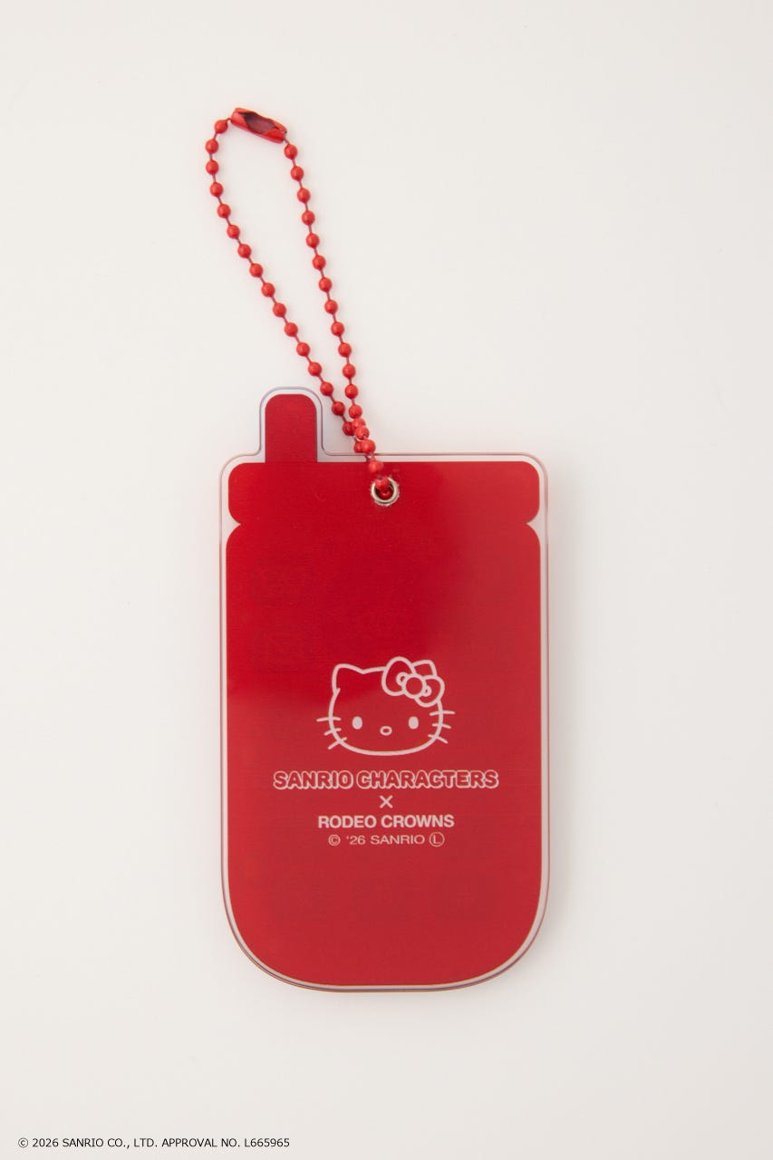 (サンリオキャラクターズ) ガラケーミラーチャーム 柄RED FREE