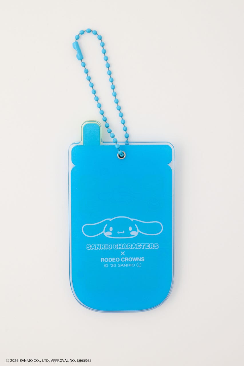 (サンリオキャラクターズ) ガラケーミラーチャーム 柄SAX FREE