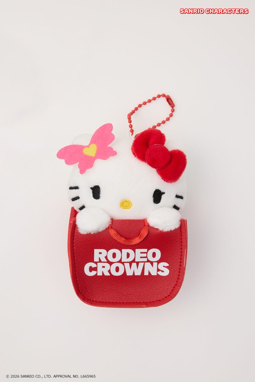 (サンリオキャラクターズ)バッグマスコットホルダー 柄RED FREE