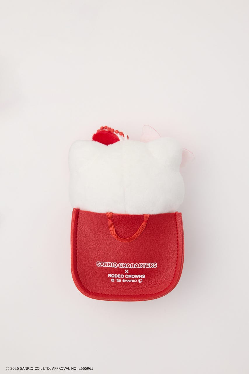 (サンリオキャラクターズ)バッグマスコットホルダー 柄RED FREE