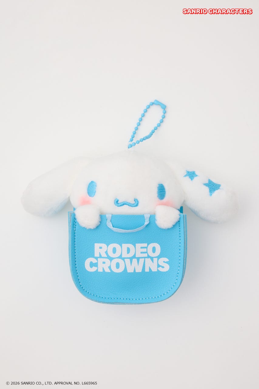 (サンリオキャラクターズ)バッグマスコットホルダー 柄SAX FREE