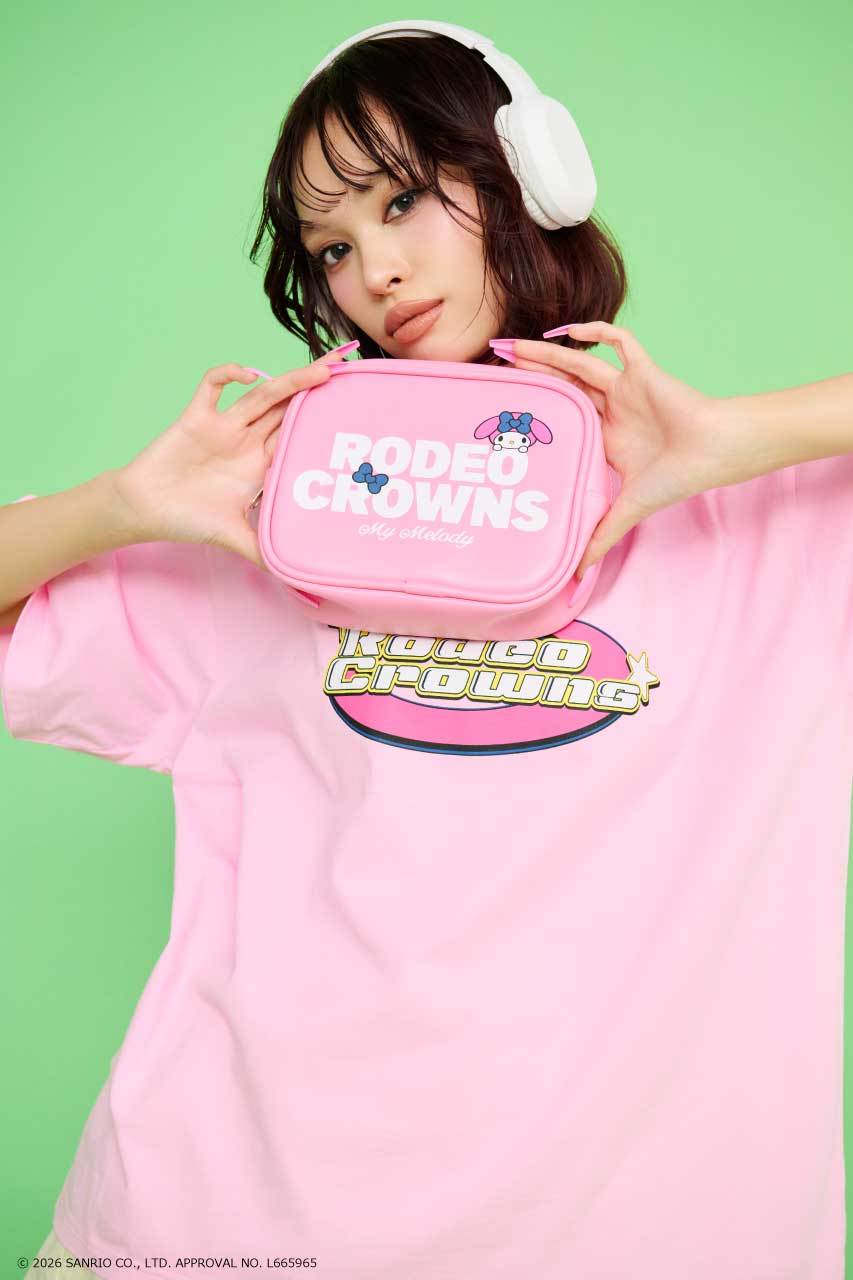 (サンリオキャラクターズ)ボックスポーチ L/PNK FREE