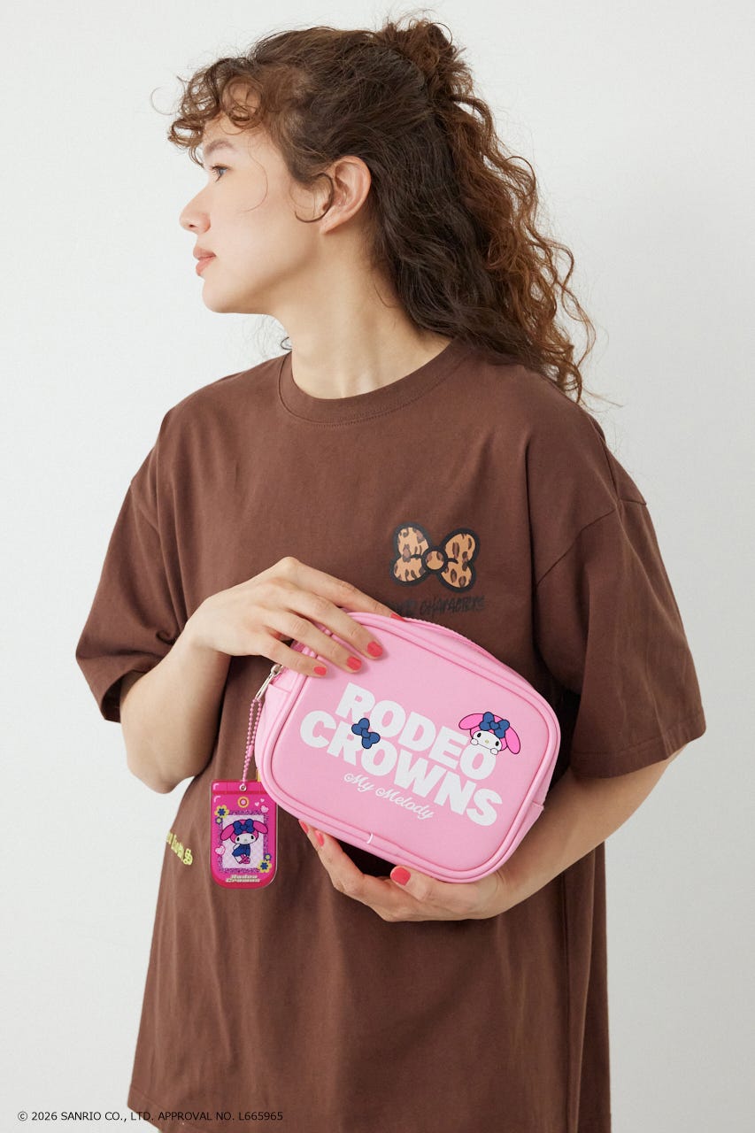 (サンリオキャラクターズ)ボックスポーチ L/PNK FREE