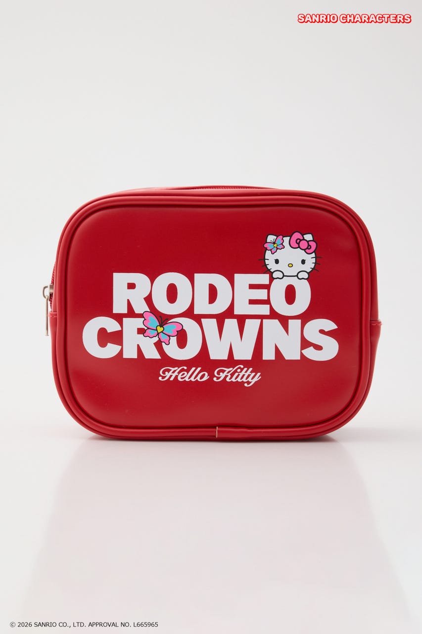 (サンリオキャラクターズ)ボックスポーチ RED FREE