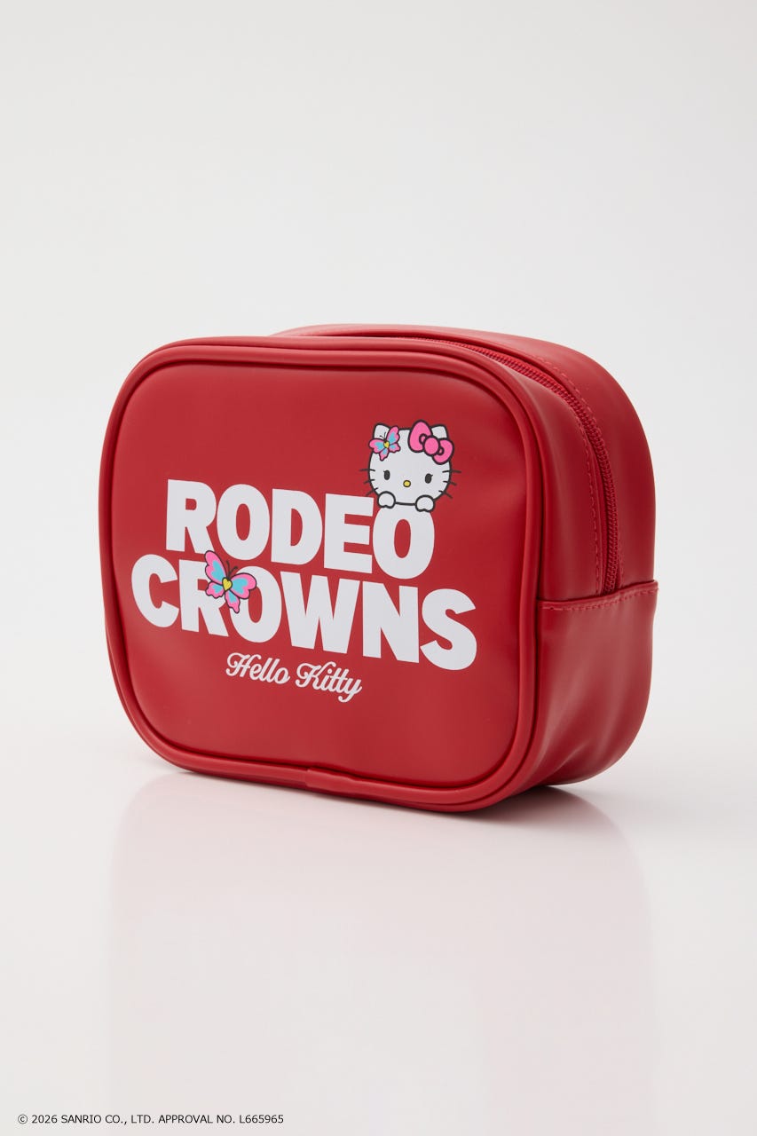 (サンリオキャラクターズ)ボックスポーチ RED FREE