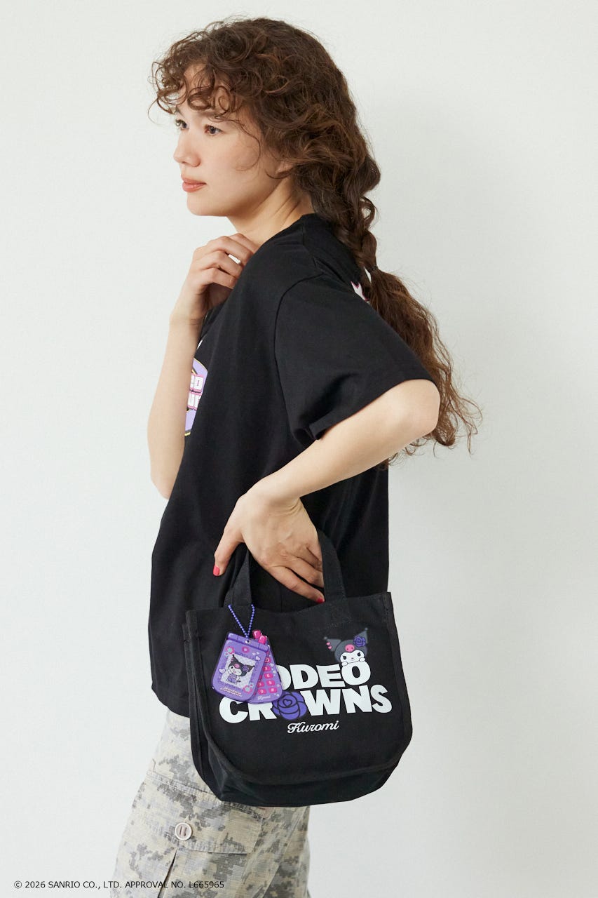 (サンリオキャラクターズ)ミニトートバッグ BLK FREE