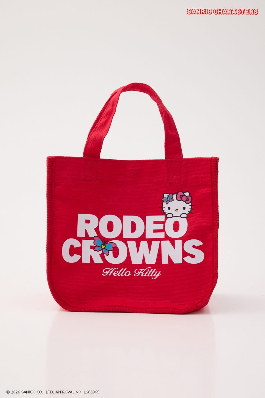 (サンリオキャラクターズ)ミニトートバッグ RED FREE